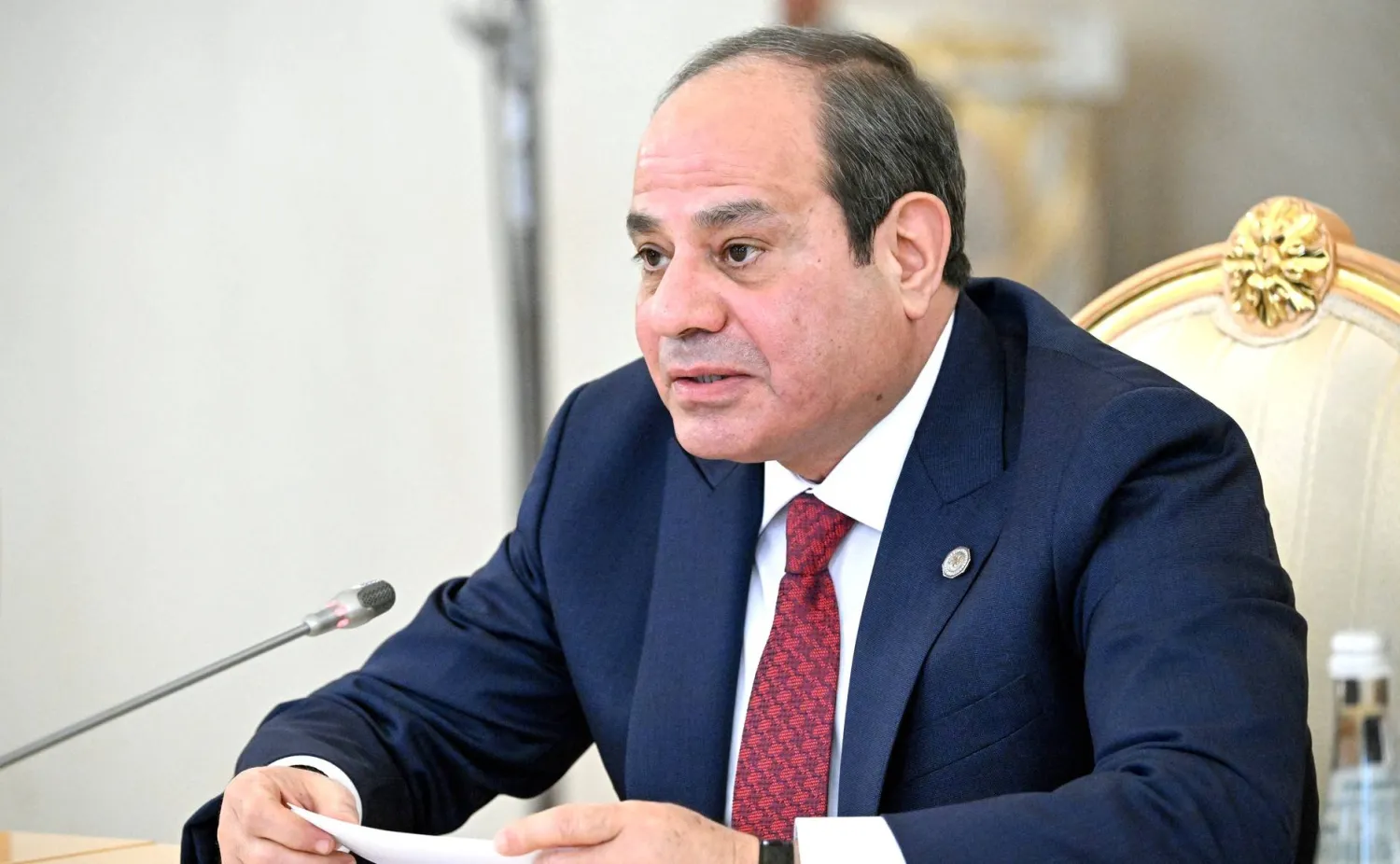 السيسي ونظيره القبرصي يؤكدان أهمية الإسراع في إعادة إعمار قطاع غزة