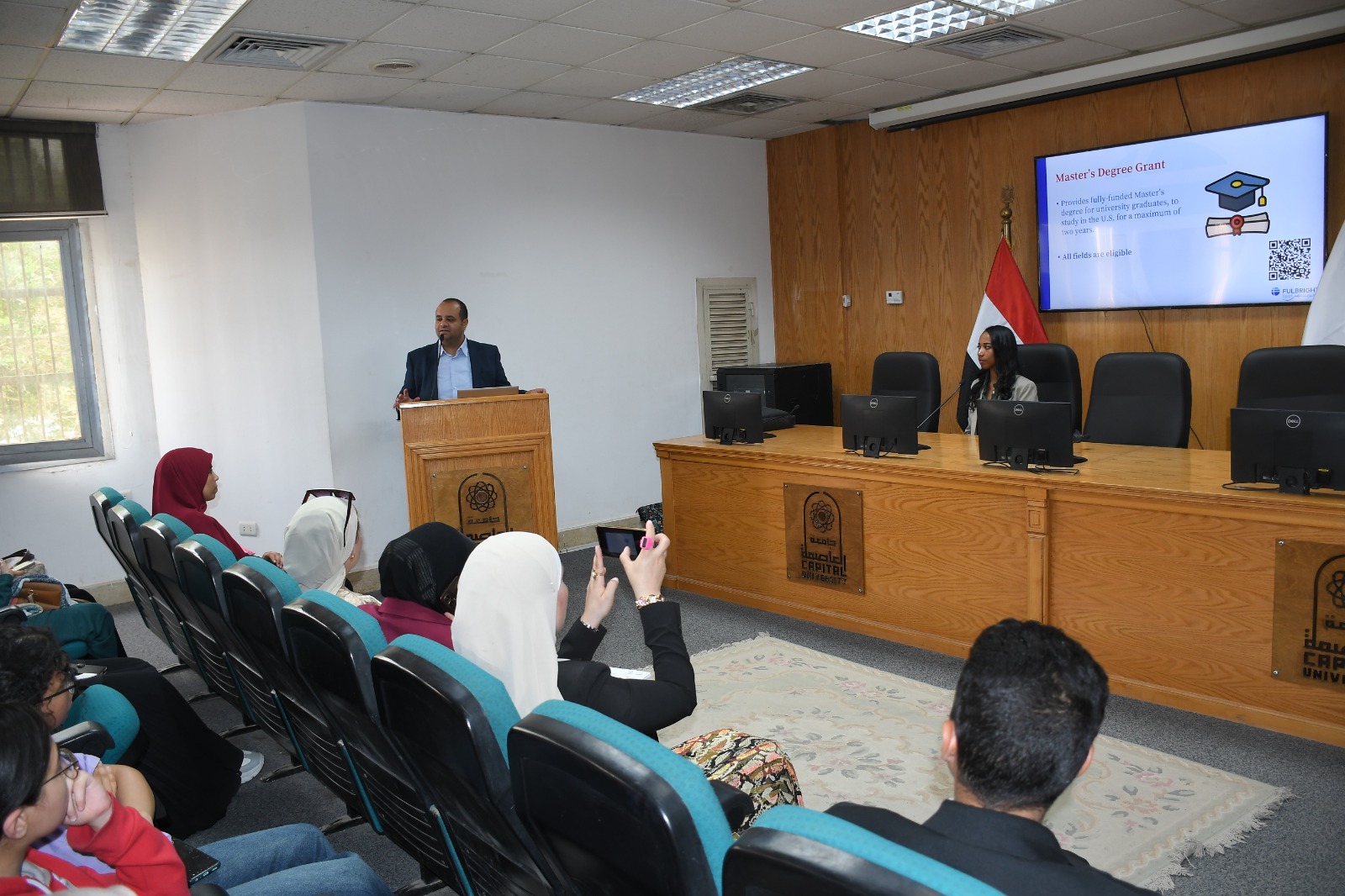 جامعةالعاصمة تستضيف ندوة تعريفية حول برامج فولبرايت