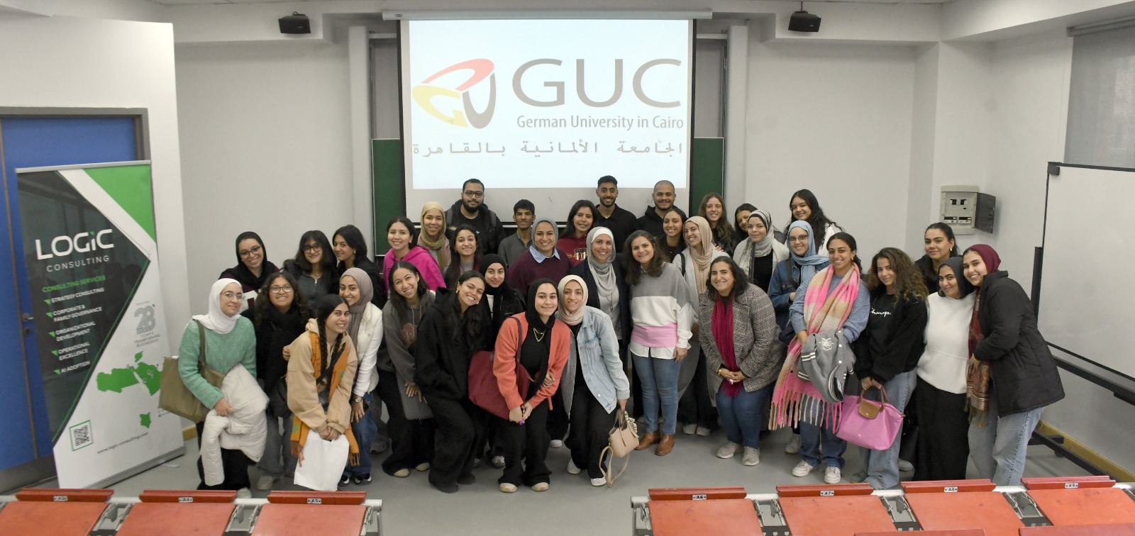 شراكة أكاديمية _ استشارية تعزز ريادة طلاب الإدارة الاستراتيجية بالجامعة الألمانية بالقاهرة بالتعاون مع شركة LOGIC Consulting