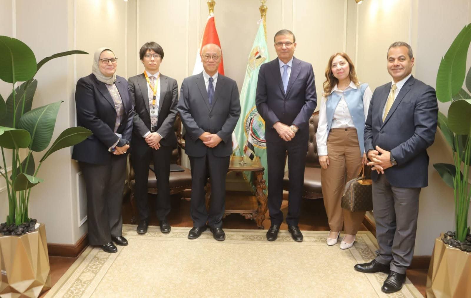 وزير الزراعة يبحث مع سفير اليابان بالقاهرة سبل تعزيز التعاون المشترك