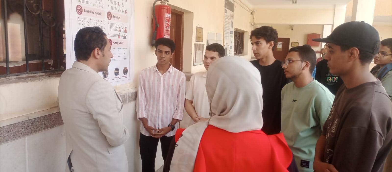 افتتاح معرض الابتكار الرقمي وريادة الأعمال التكنولوجية بكلية الحاسبات والمعلومات جامعة الأقصر