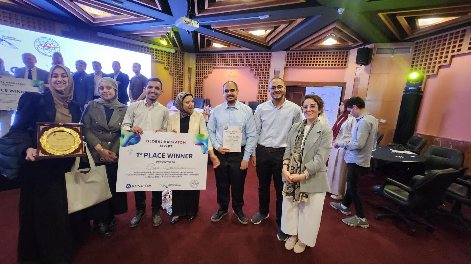 فريق هندسة عين شمس يحصد المركز الأول في «Global HackAtom Egypt 2026» ويتأهل لنهائيات روسيا