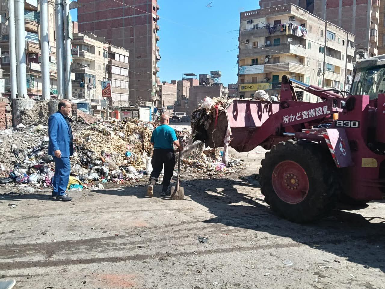 محافظ الغربية يتابع رفع 1100 طن مخلفات وإزالة 17 بؤرة قمامة خلال عيد الأضحى المبارك