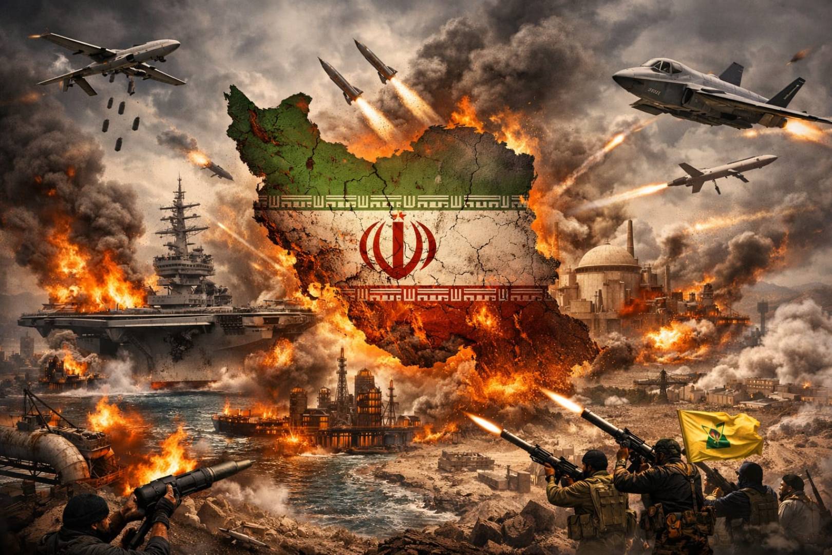 إيران تدق ناقوس الحرب..وتصعيد أمريكي إسرائيلي يلوح في الأفق