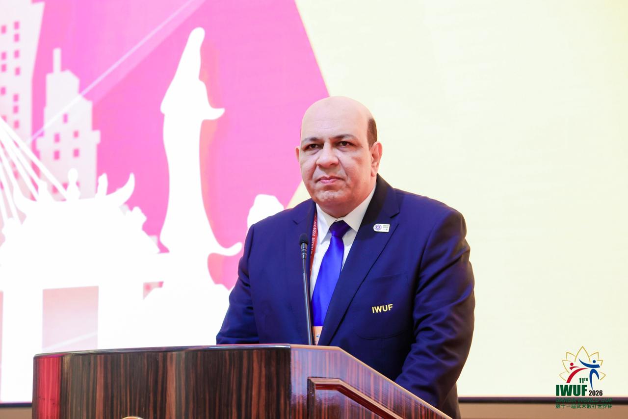 شريف مصطفى يشكر وزير الشباب والرياضة على دعم وتهنئة بعثة الكونغ فو في الصين