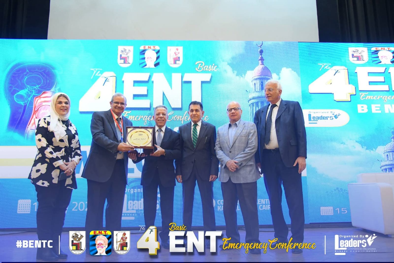 نقيب الأطباء يشارك في فعاليات المؤتمر الرابع لطوارئ الأنف والأذن