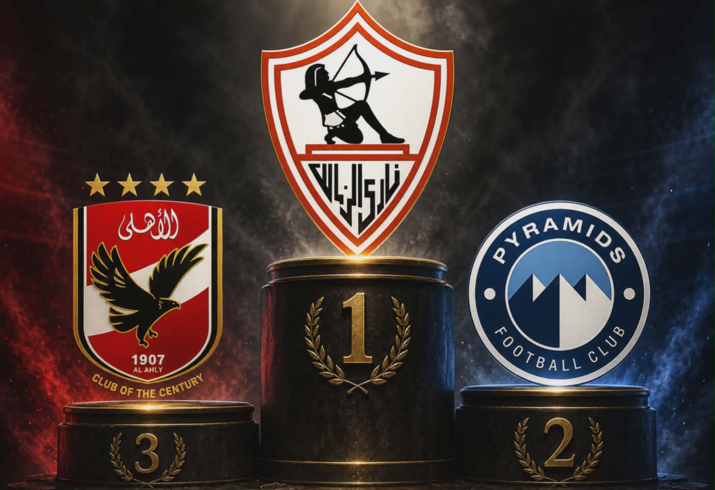 الزمالك يتحكم في الدرع وبيراميدز والأهلي ينتظران الهدية