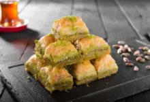 بقلاوة بالفستق الحلبي