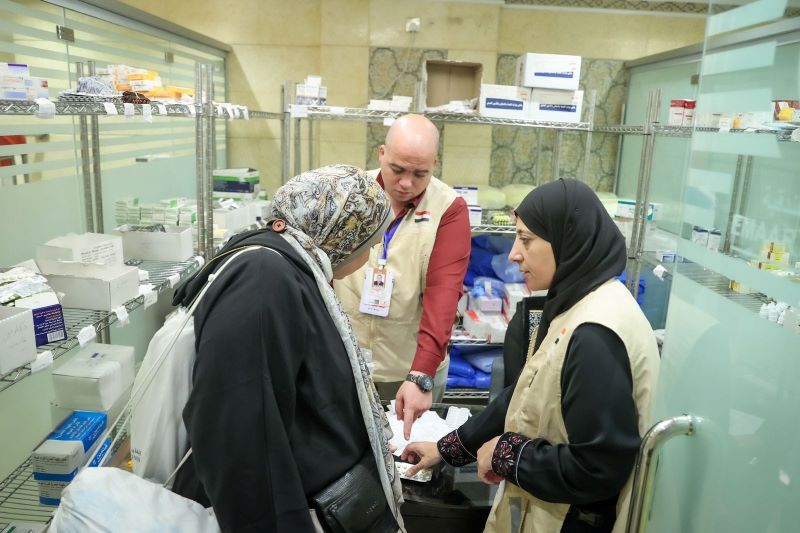 تقديم 22 ألفا و458 خدمة طبية عبر عيادات بعثة الحج المصرية