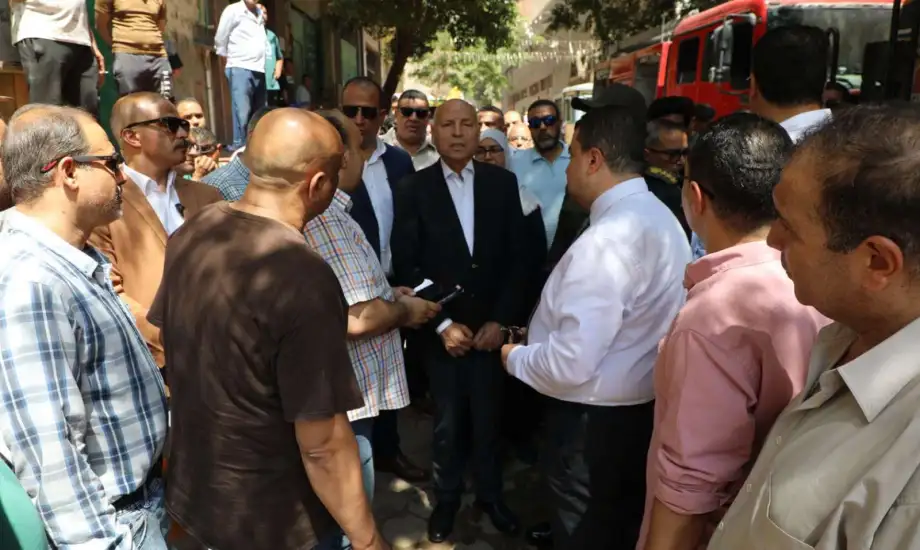 قرار عاجل من محافظ القاهرة بعد انهيار عقار في منشأة ناصر