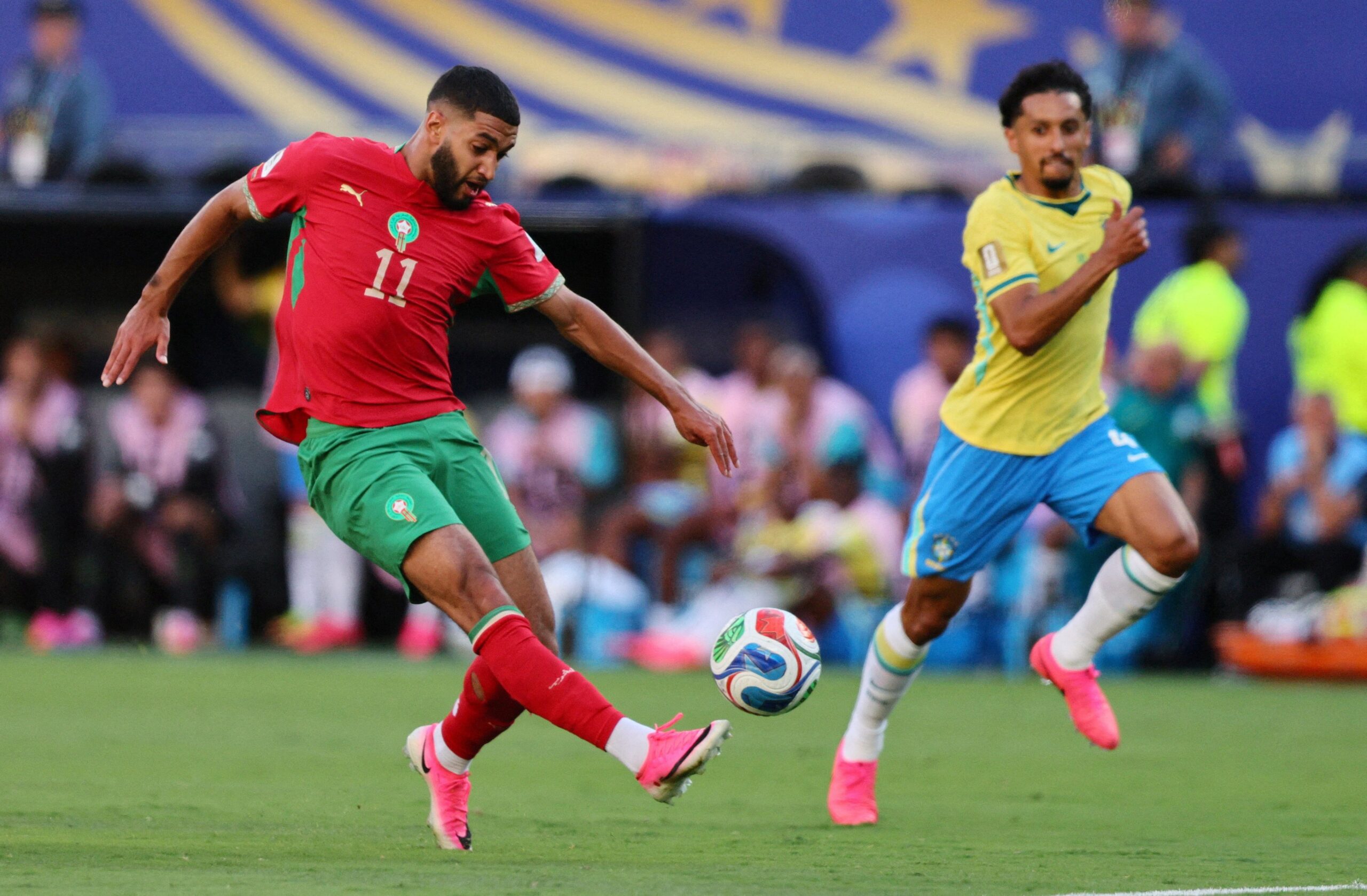 نقطة من ذهب .. المغرب تستهل مشوارها في كأس العالم بتعادل تاريخي أمام البرازيل (فيديو)