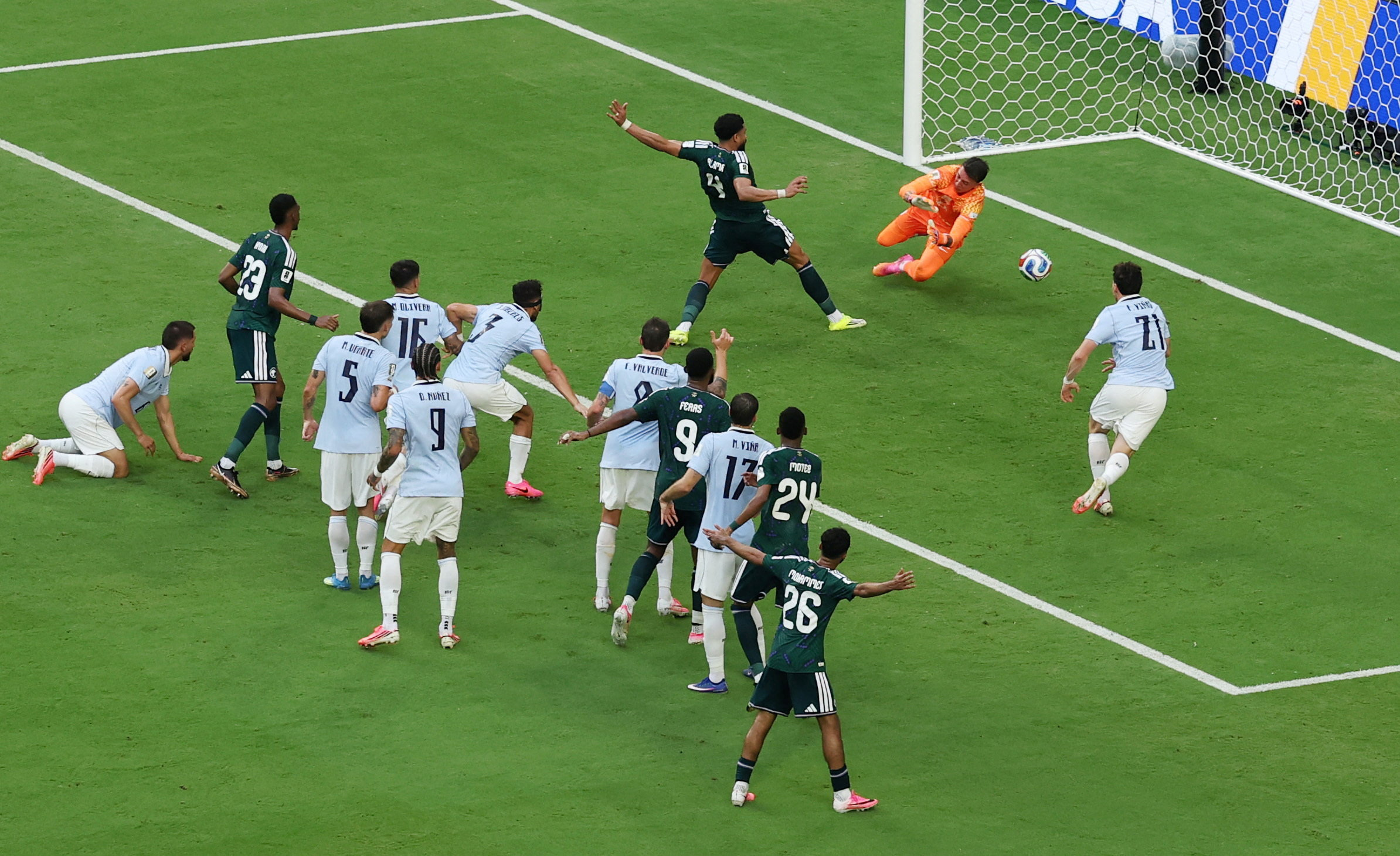 تعادل عربي رابع .. أوروجواي تخطف تعادلًا قاتلًا من السعودية في كأس العالم 2026