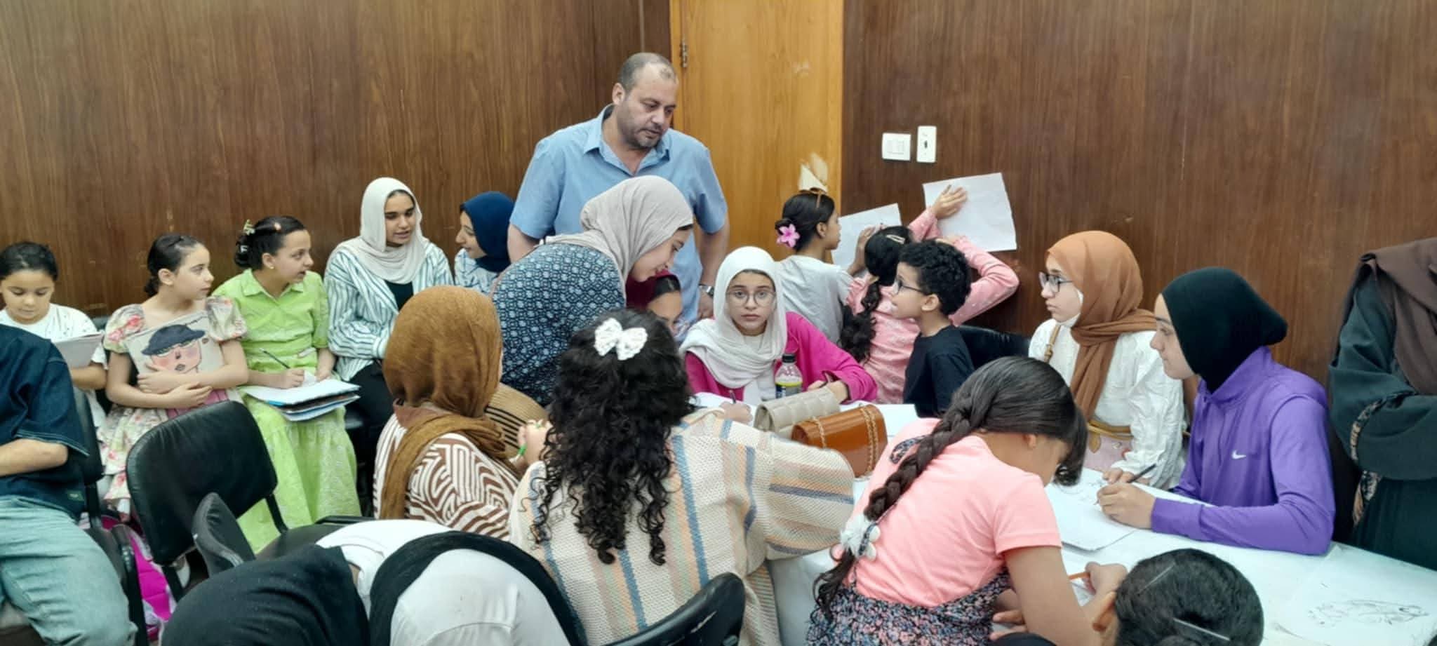بمشاركة 75 طفلاً.. مسرح 23 يوليو بالمحلة ينظم ورشة فنية لتنمية مهارات المواهب الصغيرة