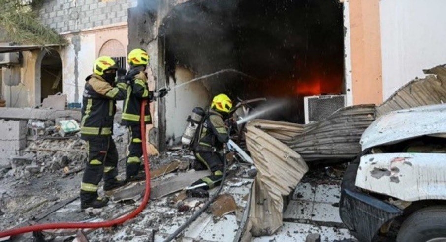 الداخلية البحرينية: إصابة طفلة واحتراق مركبات وتضرر منازل جراء العدوان الإيراني