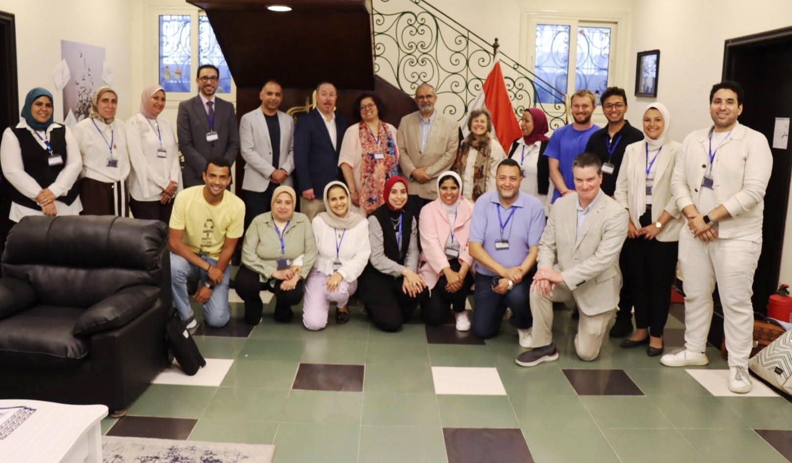 وفد جامعة فيرجينيا تك الأمريكية يزور مركز تعليم اللغة العربية لغير الناطقين بها بجامعة الإسكندرية