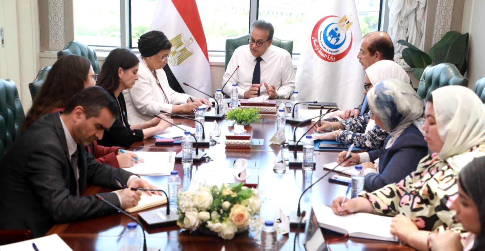 وزير الصحة يبحث مع ممثلة اليونيسيف لدى مصر تعزيز التعاون في صحة الطفل