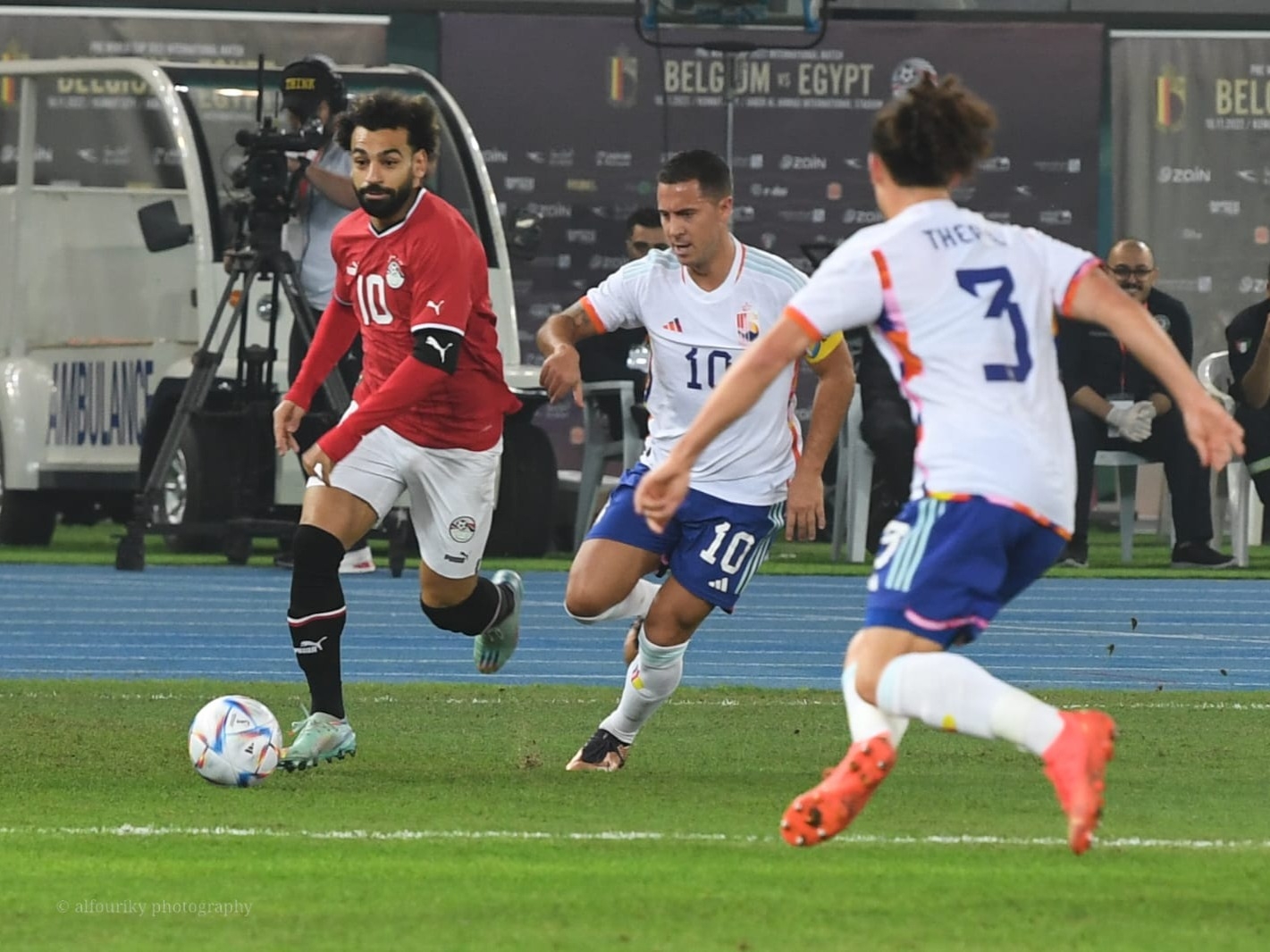 منتخب مصر يتأهب لموقعة بلجيكا..وكورتوا يدخل المونديال تحت ضغط الأرقام القياسية