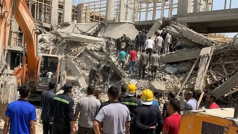مصرع عامل وإصابة 5 آخرين في انهيار سقف مصنع تحت الإنشاء بأسيوط