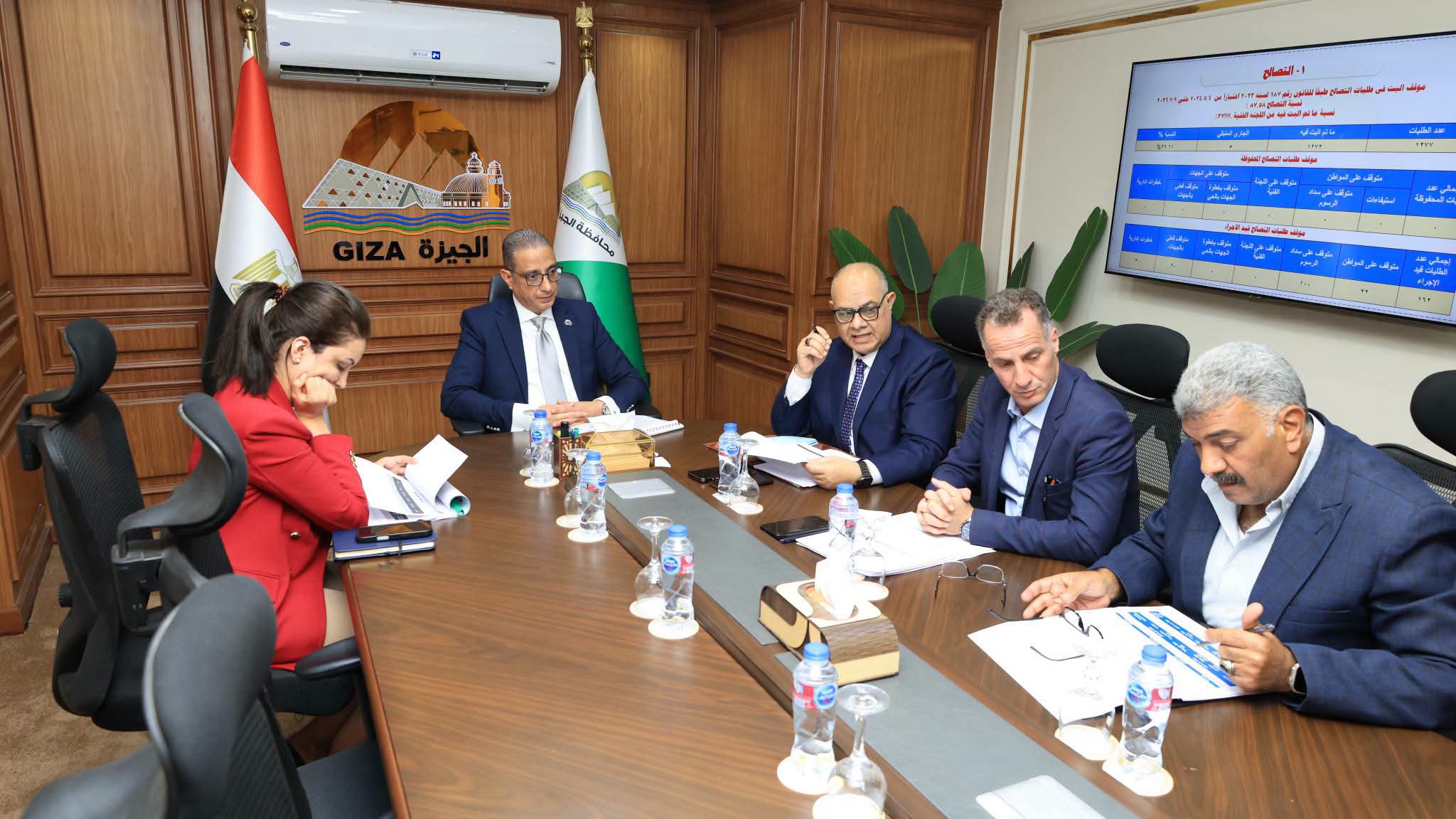 محافظ الجيزة يتابع خطط العمل ونسب إنجاز المشروعات بحي الدقي