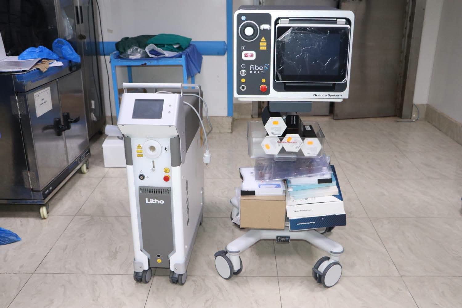 بدء تشغيل أحدث أجهزة الليزر والمناظير بقسم جراحة المسالك البولية بمستشفيات جامعة المنوفية