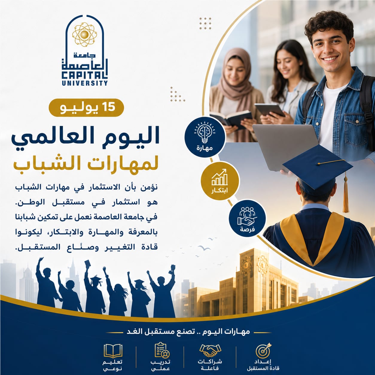 15يوليو اليوم العالمي لمهارات الشباب