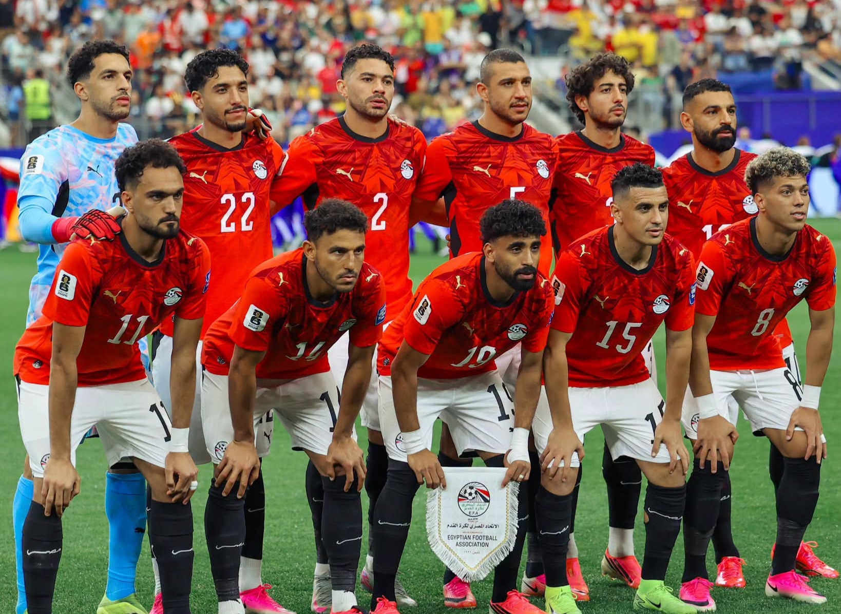 بعثة منتخب مصر تصل أتلانتا استعدادا لمواجهة الأرجنتين في كأس العالم