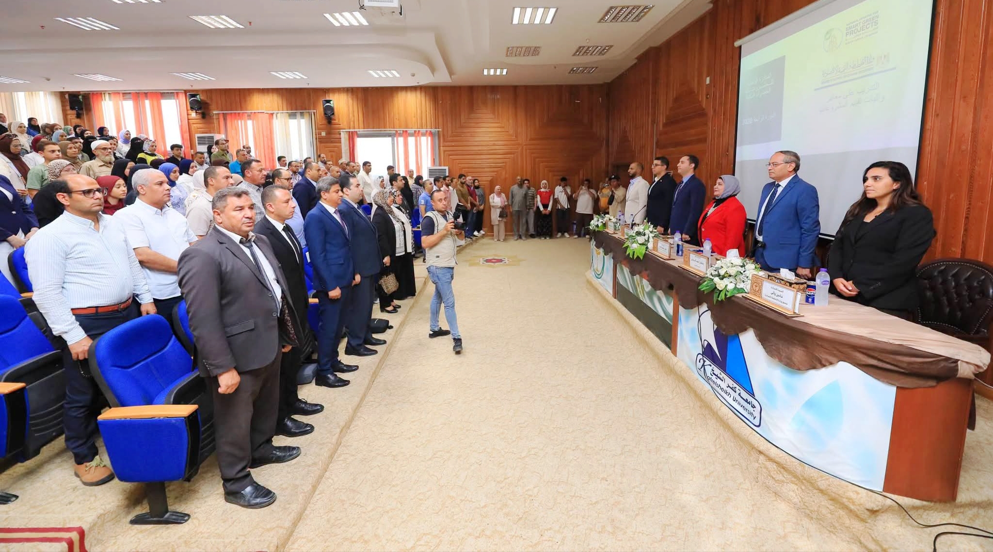 جامعة كفر الشيخ تستضيف الندوة التعريفية بالمبادرة الوطنية للمشروعات الخضراء الذكية