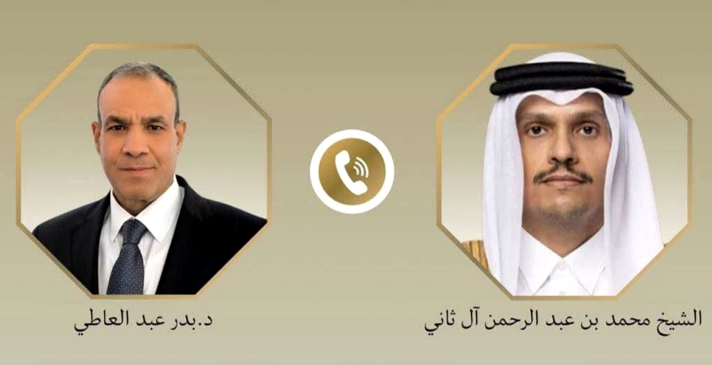 وزير الخارجية يبحث مع نظيره القطري العلاقات الثنائية والتطورات الإقليمية