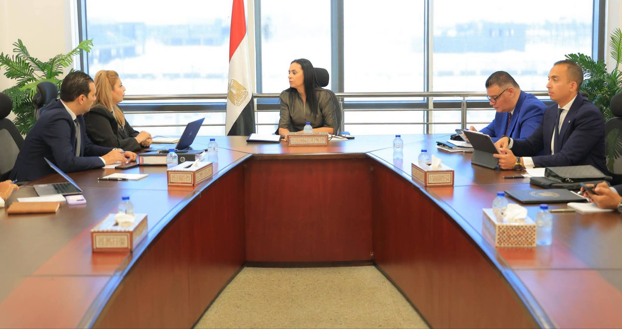 وزيرة التضامن الاجتماعي تتابع الخطة التنفيذية لصندوق دعم الصناعات الريفية والبيئية