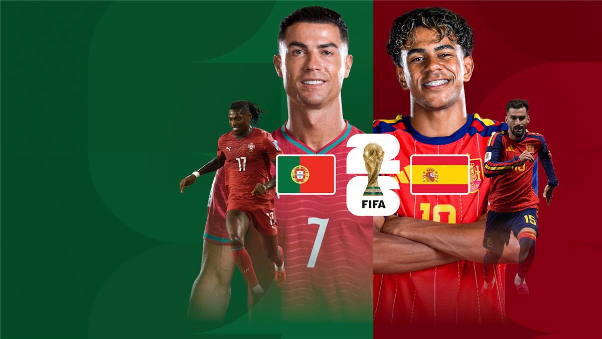 رونالدو ضد لامين.. تشكيل مباراة البرتغال وإسبانيا في ثمن نهائي كأس العالم 2026