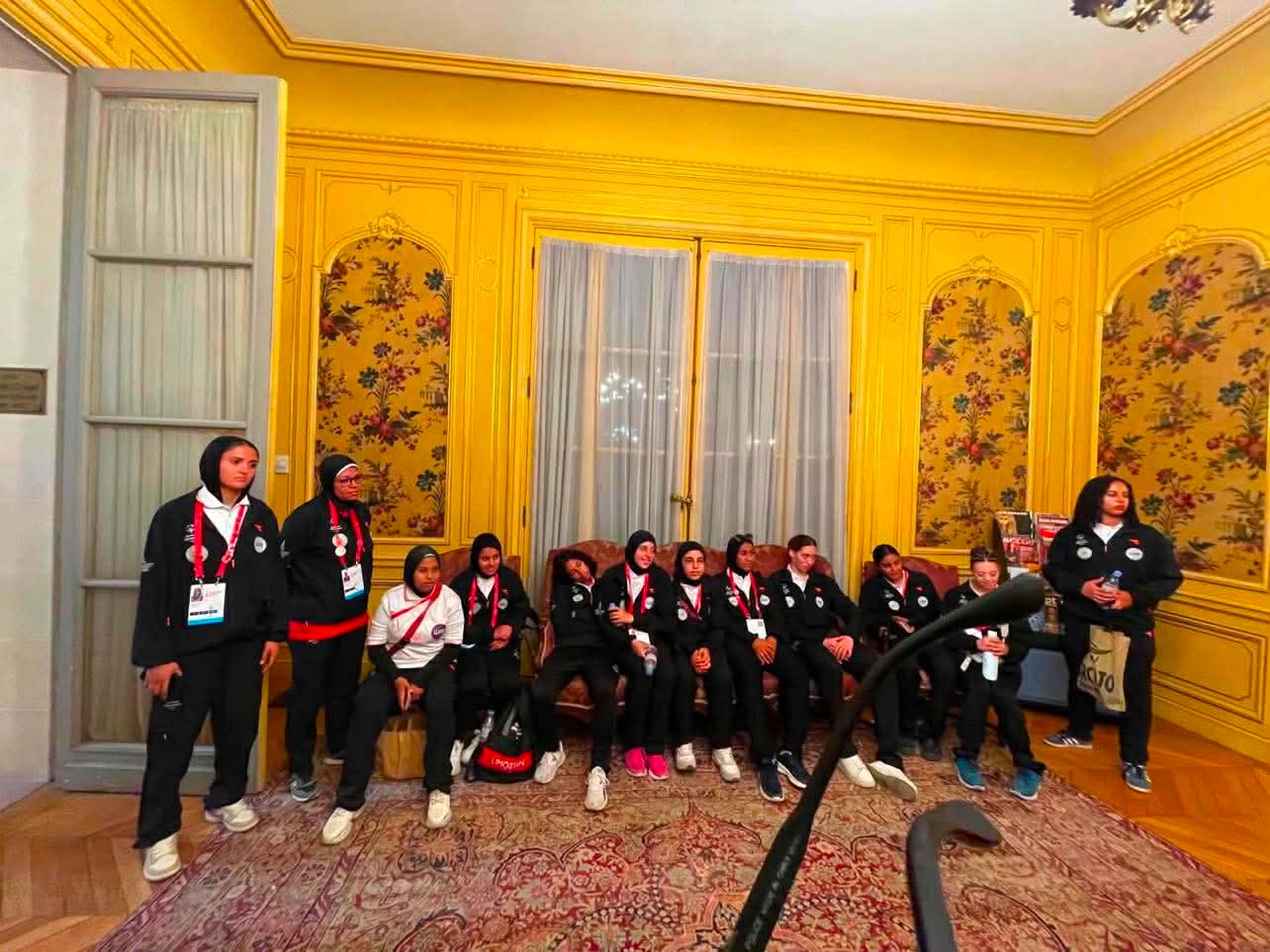 تألق منتخب مصر لكرة القدم الموحدة للسيدات و استقبال رسمي بسفارة مصر في باريس